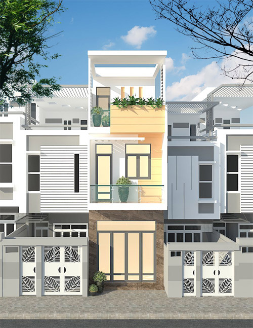 Xây nhà 2,5 tầng ở Sài Gòn với 640 triệu đồng - Ảnh 1.