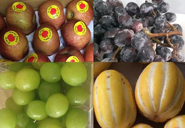 Ăn trái cây ngoại nhập: Tranh mua táo héo, nho rụng, dưa sứt vỏ