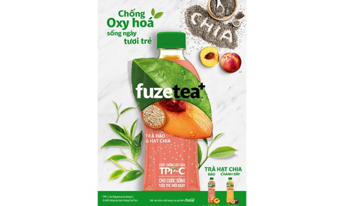 Coca-Cola Việt Nam ra mắt sản phẩm mới Fuzetea+ chống ôxy hóa