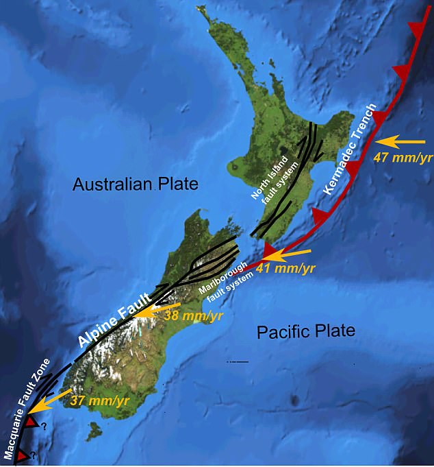 “Quái vật” cựa mình bên dưới New Zealand