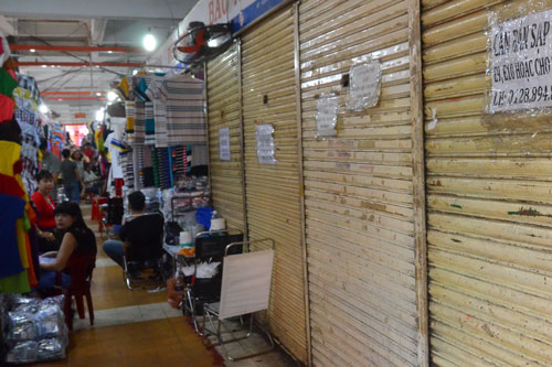 Chợ ế ẩm, xuống cấp: Eo hẹp kinh phí sửa chữa