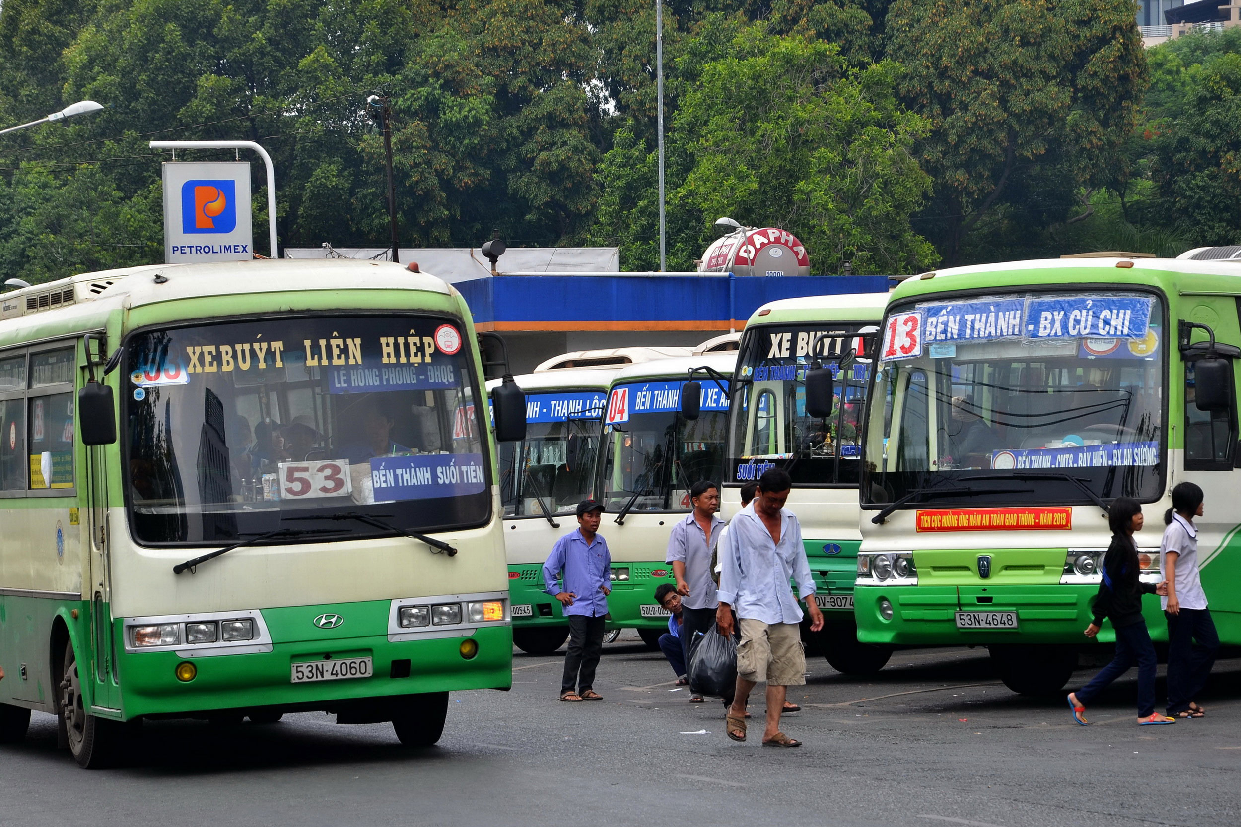 Nhiều HTX vận tải ở TP HCM đã khẳng định được vai trò trong vận chuyển hành khách công cộng Ảnh: TẤN THẠNH