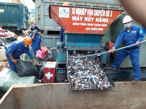 Tiêu hủy lô hàng tang vật hơn 10 tỉ đồng