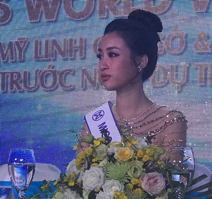 Đỗ Mỹ Linh mang "Cõng điện lên bản" tranh vương miện Hoa hậu Thế giới