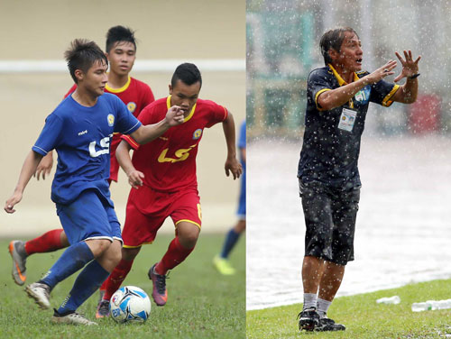 Cha con ở Giải U17 quốc gia