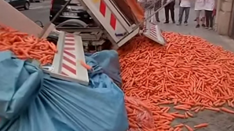 
thậm ch&iacute; l&agrave; c&agrave; rốt... Ảnh: Thelocal.fr
