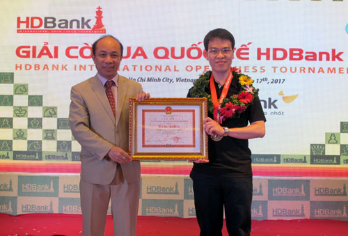 Lê Quang Liêm vô địch ấn tượng ở HDBank 2017