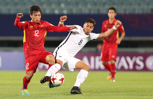 U20 Việt Nam dành sức đấu Honduras