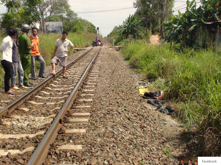 Thanh niên bị tàu hỏa kéo lê hơn 100m