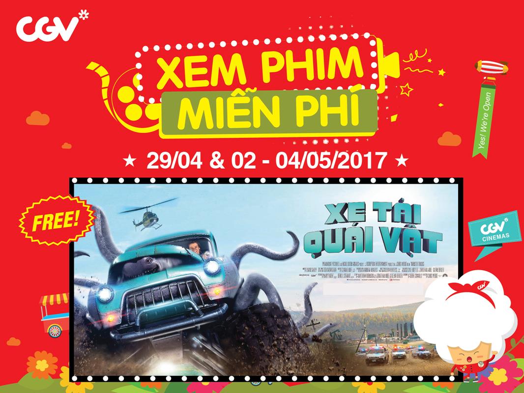 Xem phim miễn phí tại CGV