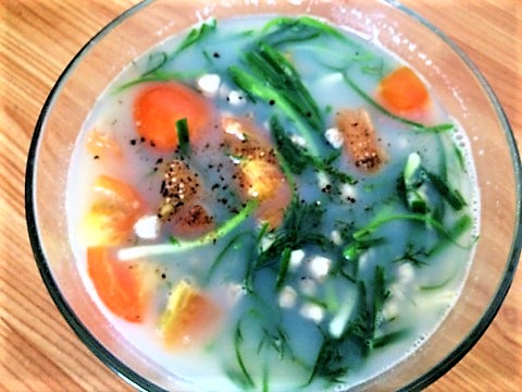 Canh hến thì là đưa cơm ngày hè