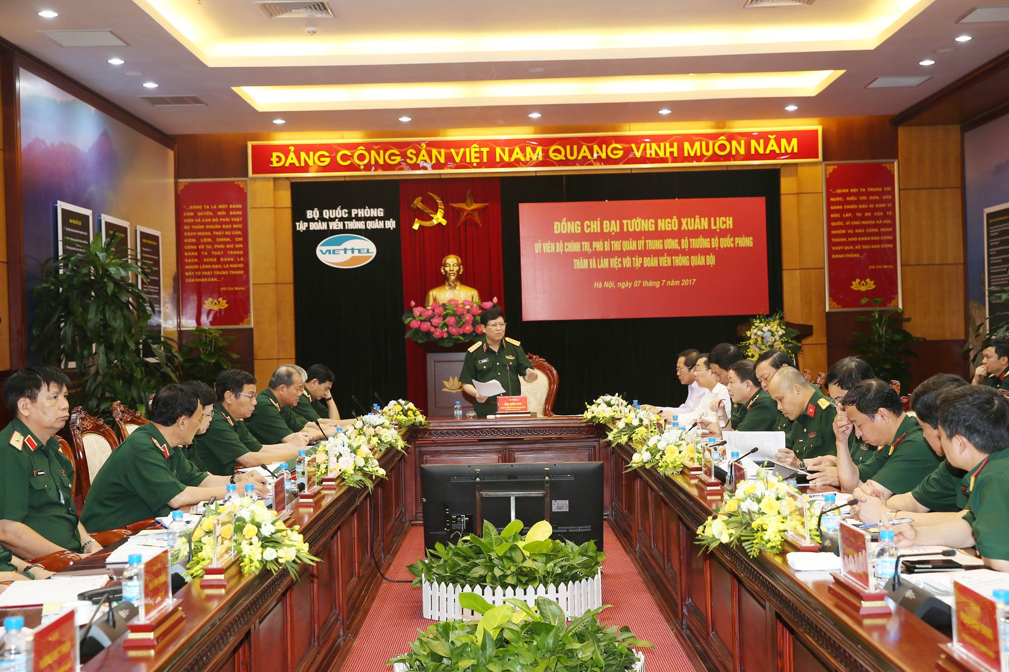 Đại tướng Ngô Xuân Lịch: Xây dựng kinh tế là nhiệm vụ quan trọng của quân đội