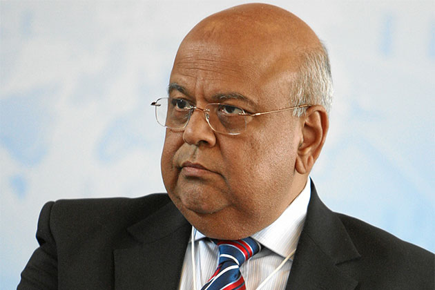 Bộ trưởng Tài chính Pravin Gordhan. Ảnh: BUSINESS TECH