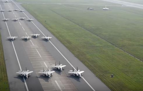 Máy bay Mỹ tham gia cuộc tập trận không được thông báo trước. Ảnh: U.S. AIR FORCE