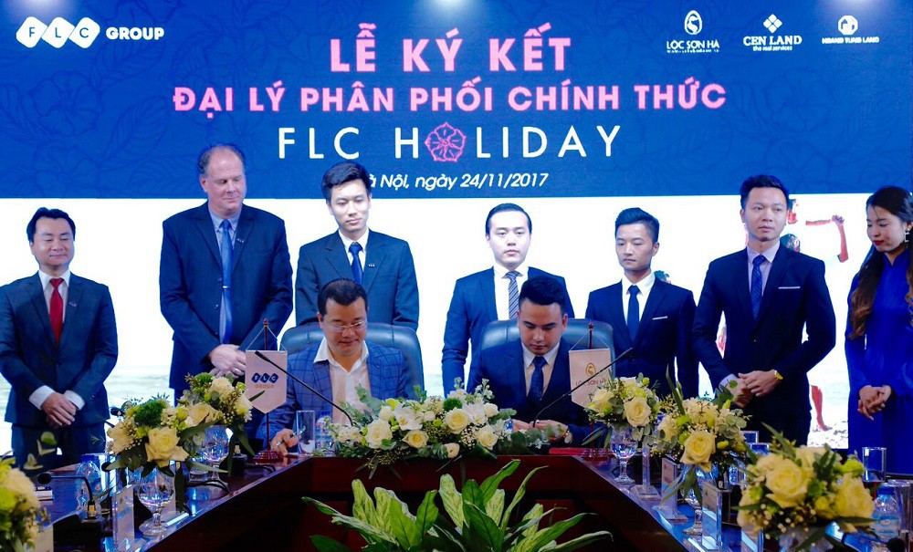 FLC công bố 3 đại lý phân phối chính thức dự án chia sẻ kỳ nghỉ FLC Holiday