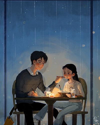 Bộ tranh: T&igrave;nh y&ecirc;u đến từ những điều nhỏ nhặt nhất - Ảnh 2.