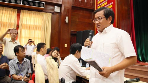 Ông Đoàn Ngọc Hải: "Gặp cán bộ nhũng nhiễu, báo cho tôi"