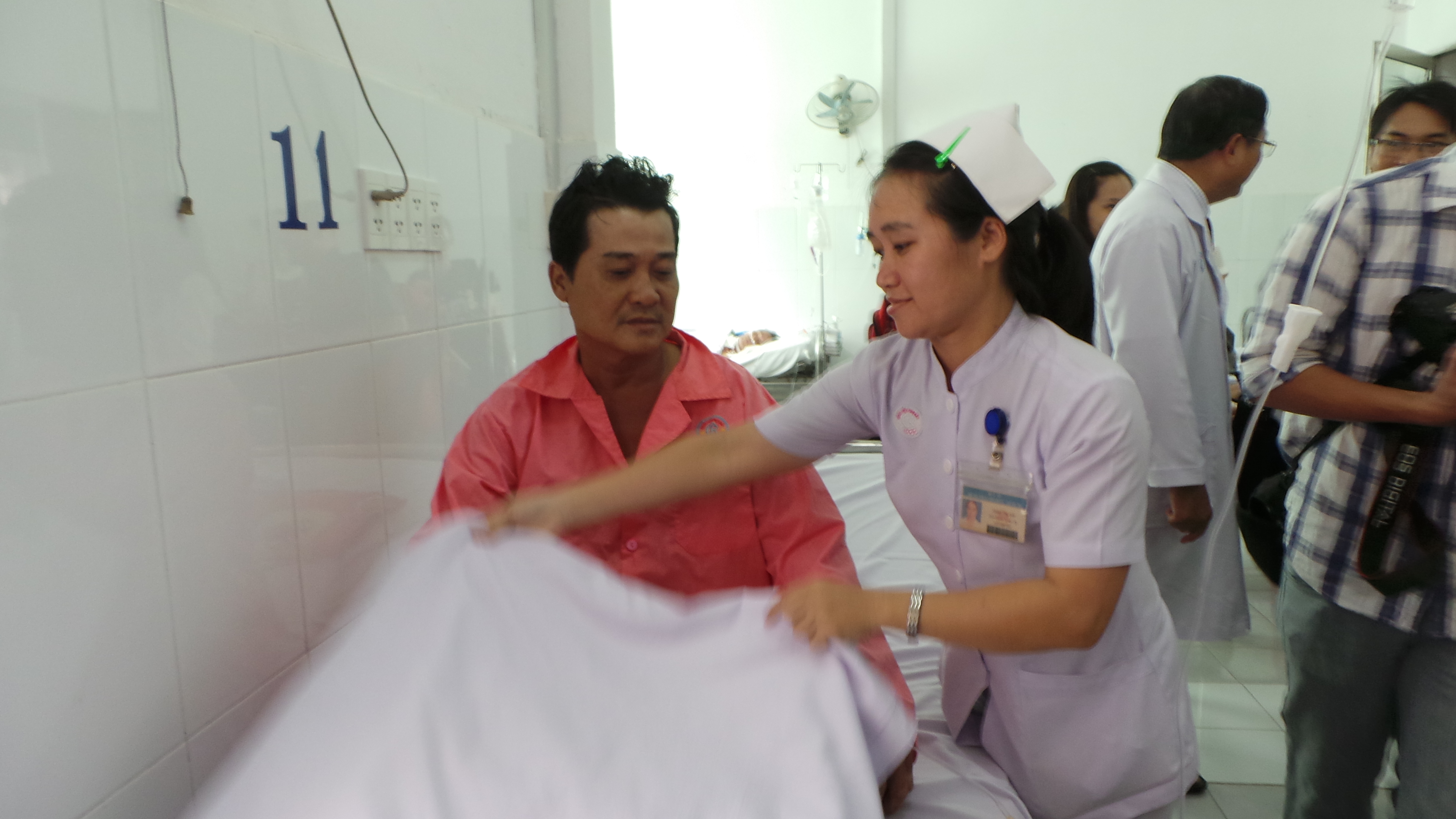 Bán hủ tíu, nhiễm bệnh liên cầu lợn