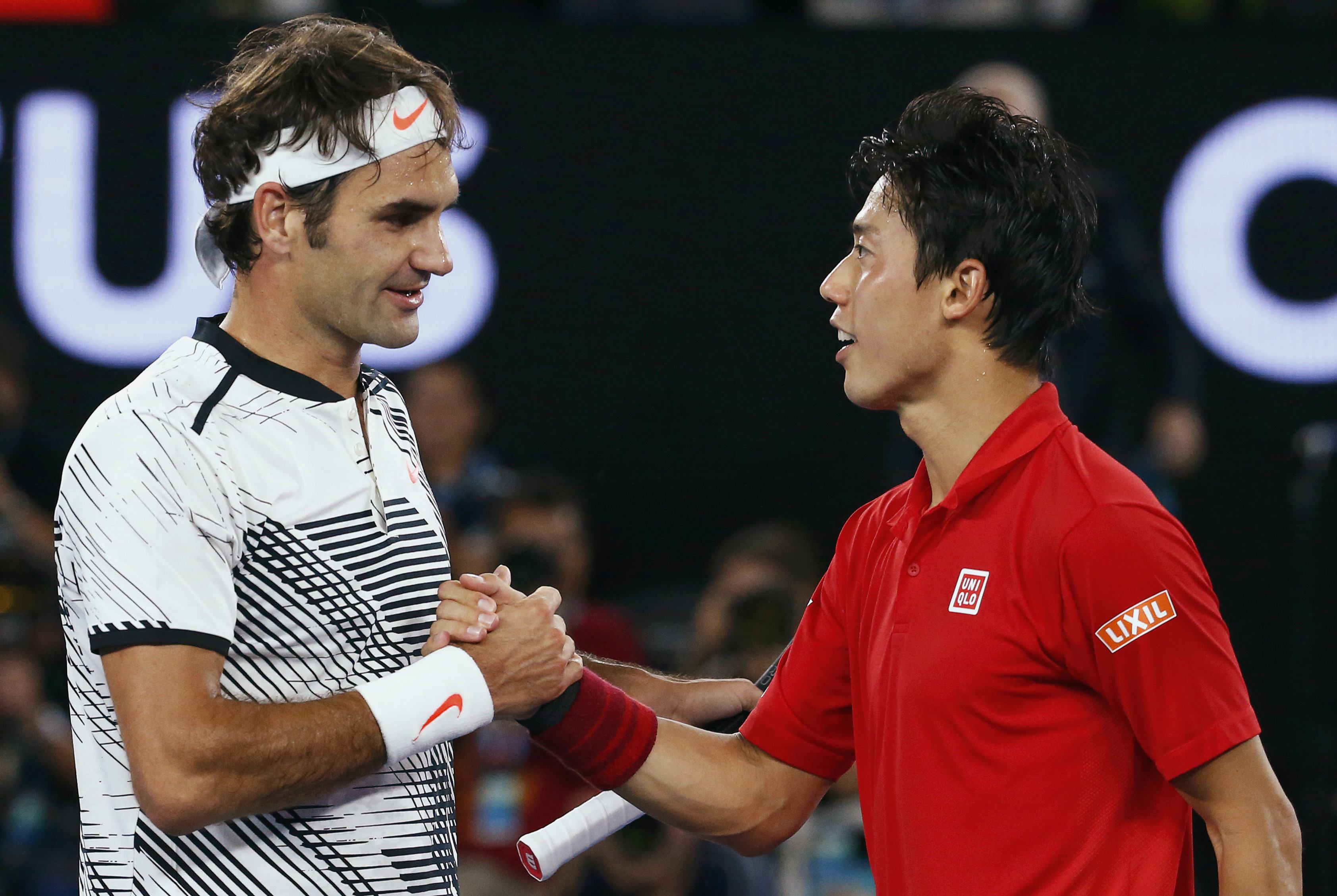 
Nishikori rất cố gắng nhưng Federer chơi qu&aacute; tuyệt vời
