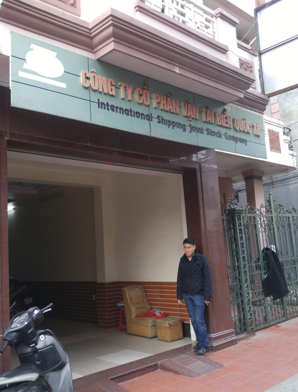 Trụ sở C&ocirc;ng ty Cổ phần vận tải biển Quốc tế (Hải Ph&ograve;ng)