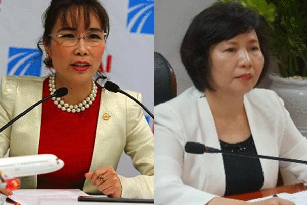 Bà Nguyễn Thị Phương Thảo và bà Hồ Thị Kim Thoa