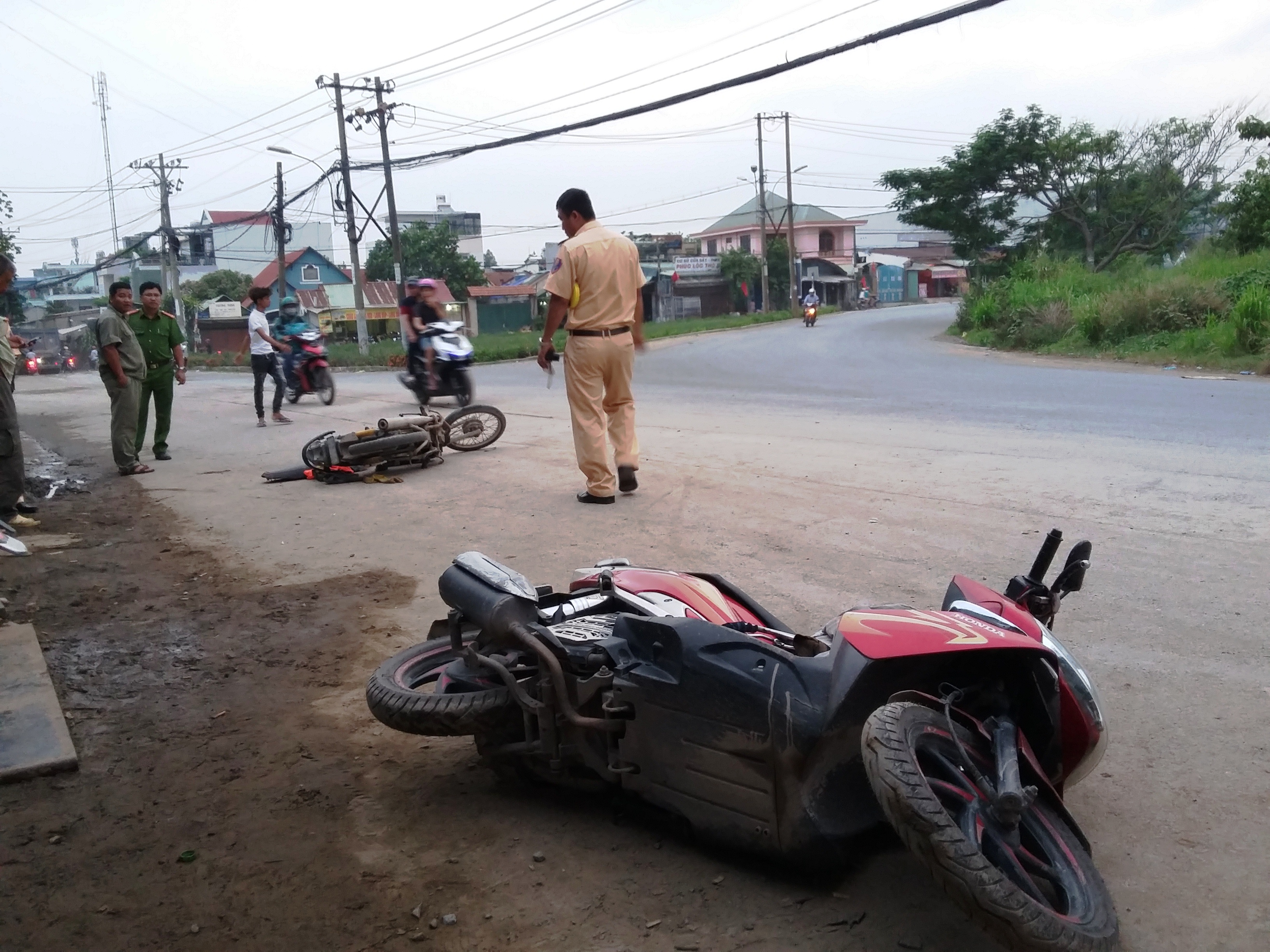 Hiện trường vụ tai nạn