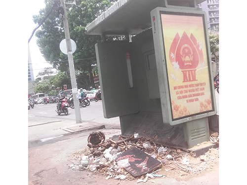 Trạm thông tin du lịch nhếch nhác
