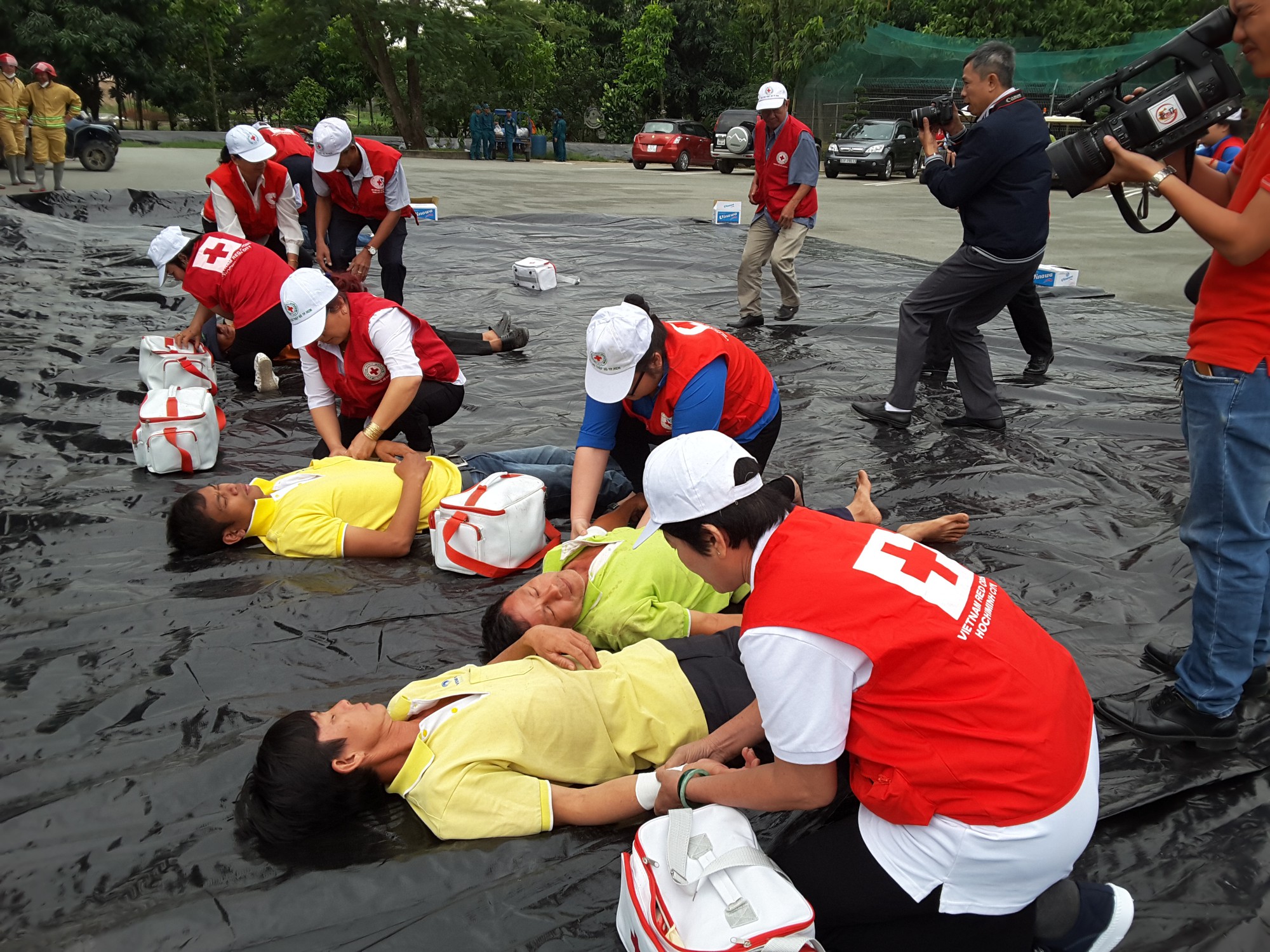 Diễn tập PCCC tại Khu Li&ecirc;n hợp Đa Phước - Ảnh 5.