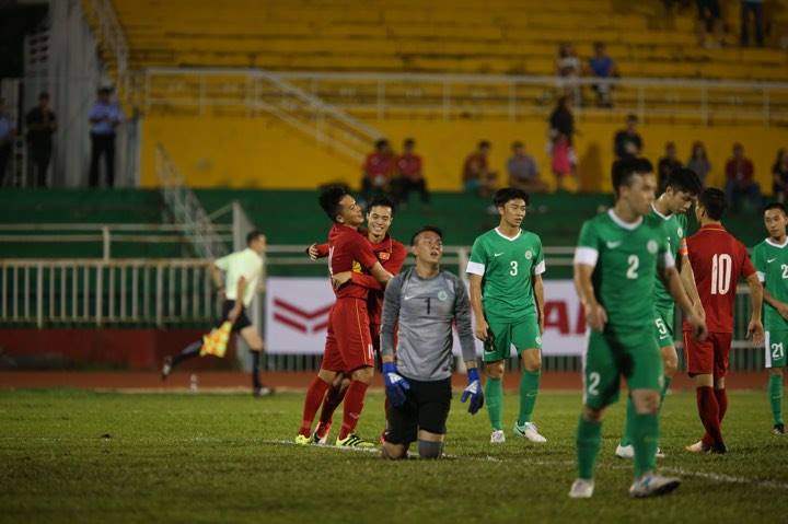 Đè bẹp Macau 8-1, U23 Việt Nam chiếm ngôi đầu bảng - Ảnh 11.