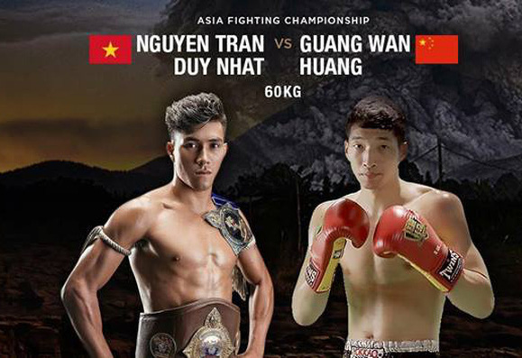 Duy Nhất sang Singapore đấu võ sĩ Trung Quốc