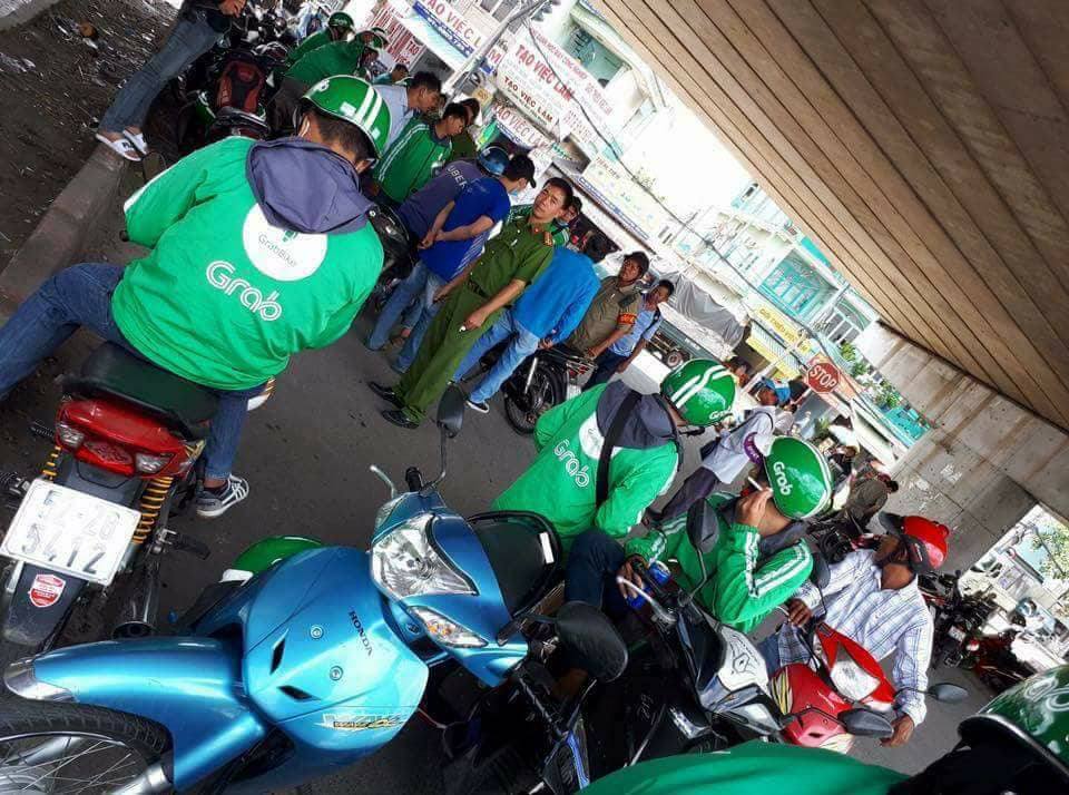 Thông tin mới nhất vụ GrabBike tụ tập đòi trả đũa