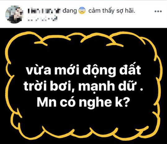 Người dân Bắc Trà My hoảng hồn vì động đất ?