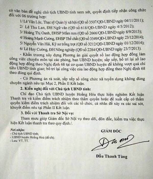 Huyện tự ý đưa cán bộ xã lên làm lãnh đạo huyện