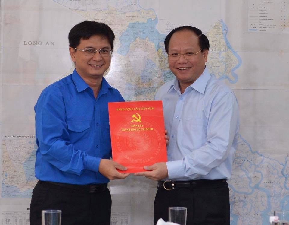 Bí thư Thành đoàn TP HCM làm Bí thư Quận ủy Thủ Đức