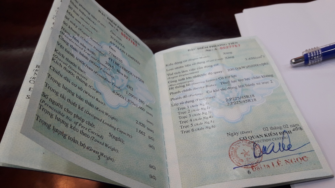 Giấy tờ hợp lệ chứng minh biển số xe xanh 43A-29999 l&agrave; c&oacute; thật