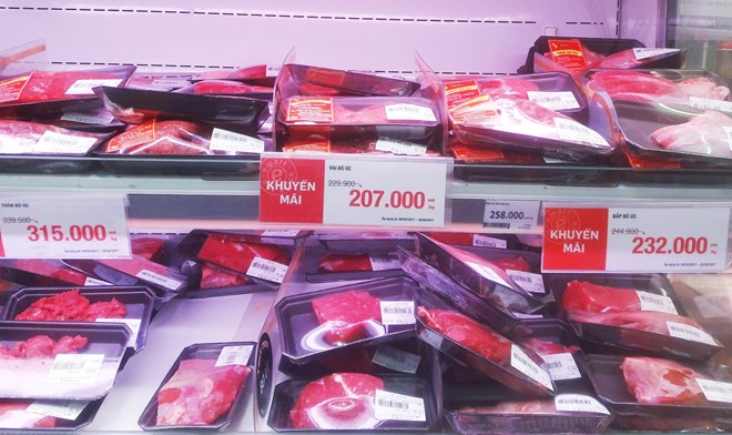 Sườn bò, cánh gà Brazil 99.000 đồng/ kg bán đầy trên mạng