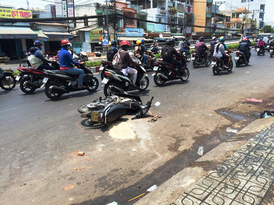 Hiện trường xảy ra vụ việc.