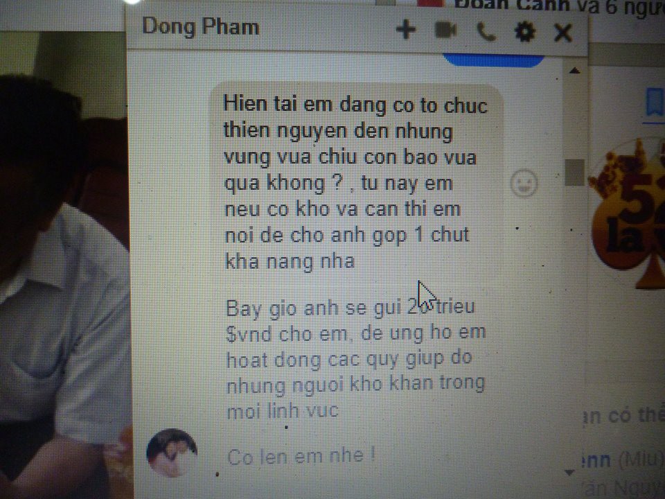 Nh&agrave; từ thiện bị lừa mất 49 triệu đồng tiền ủng hộ nạn nh&acirc;n b&atilde;o lũ - Ảnh 4.