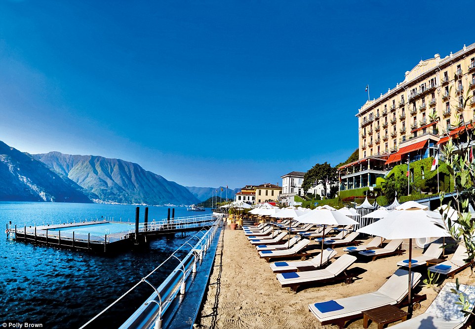 
Kh&aacute;ch sạn Grand Hotel Tremezzo với phong cảnh hồ Como tuyệt đẹp. Ảnh: Polly Brown
