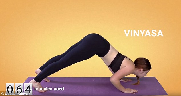 Một b&agrave;i yoga linh hoạt gi&uacute;p bạn vận động đồng thời đến 64 cơ bắp