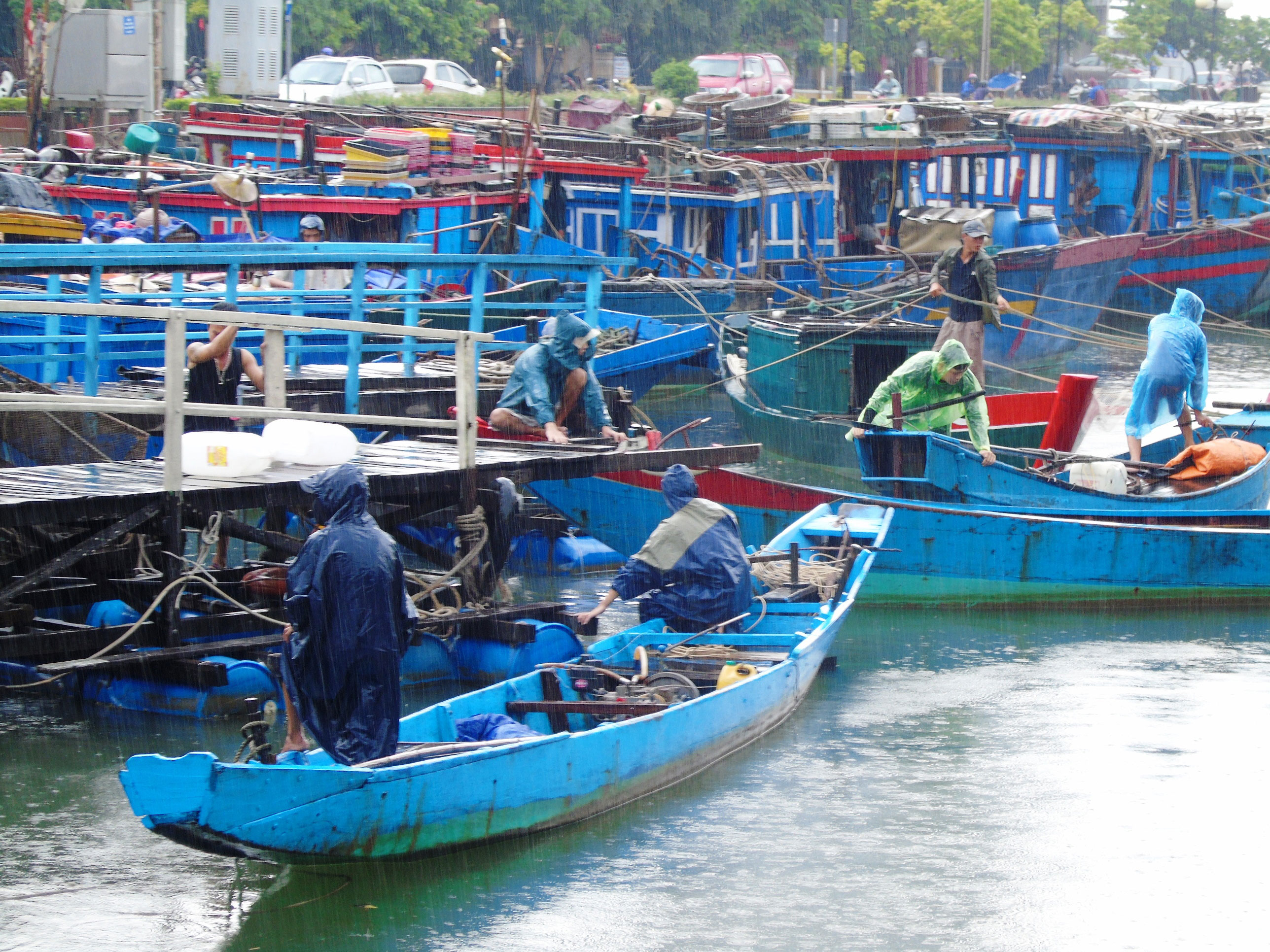 Gấp rút di dời dân tránh bão dữ