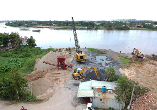 Đề xuất thay cát bằng xỉ thải