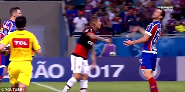 Pha diễn kịch đáng đoạt giải Oscar của cầu thủ Brazil
