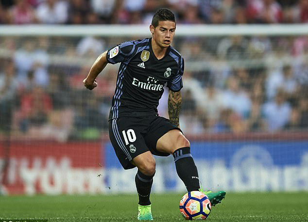 James Rodriguez rời Real Madrid
