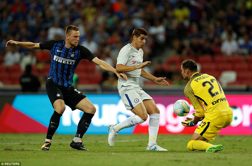Morata tịt ngòi, Chelsea thua trận thứ 2 tại Singapore