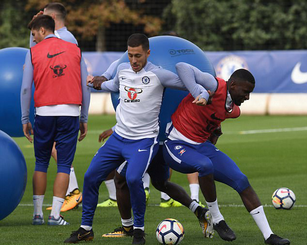 Chelsea tập b&agrave;i dị trước đại chiến Arsenal - Ảnh 4.
