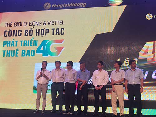 Thế Giới Di Động cùng Viettel phổ biến công nghệ 4G tại Việt Nam