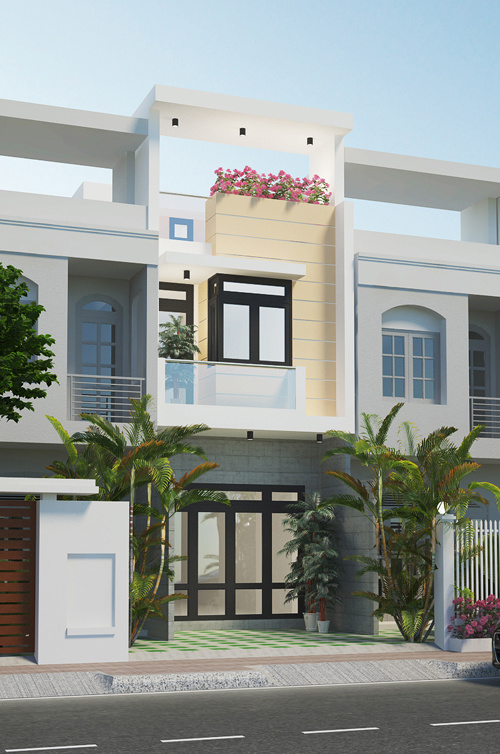 Xây nhà 3 tầng đủ tiện nghi ở Sài Gòn với 750 triệu