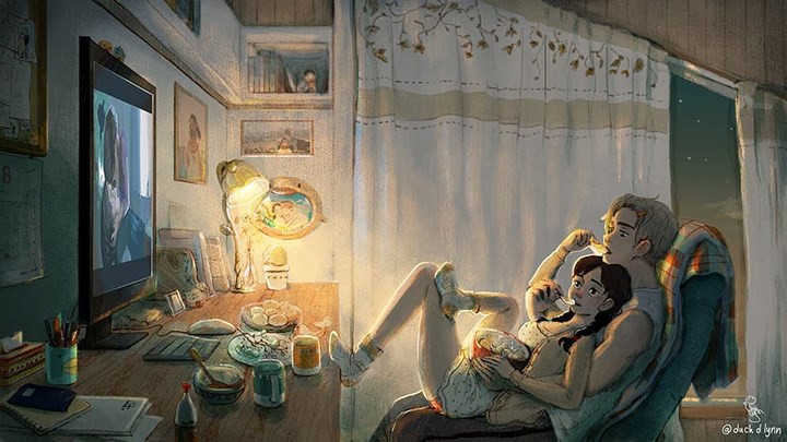 Bộ tranh: T&igrave;nh y&ecirc;u đến từ những điều nhỏ nhặt nhất - Ảnh 5.