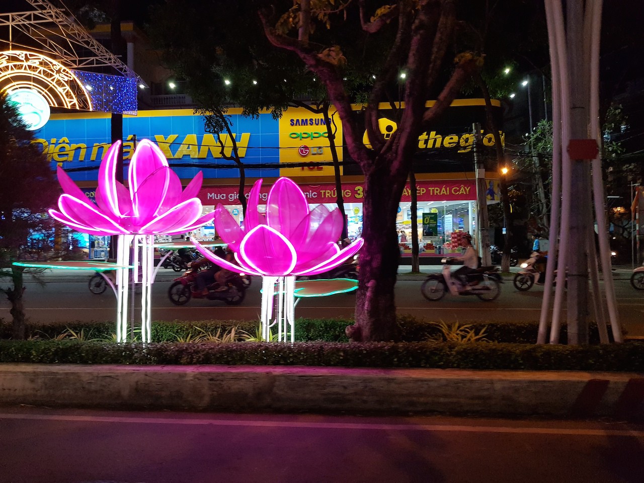 Đường đ&egrave;n nghệ thuật Cần Thơ lung linh trong đ&ecirc;m - Ảnh 6.